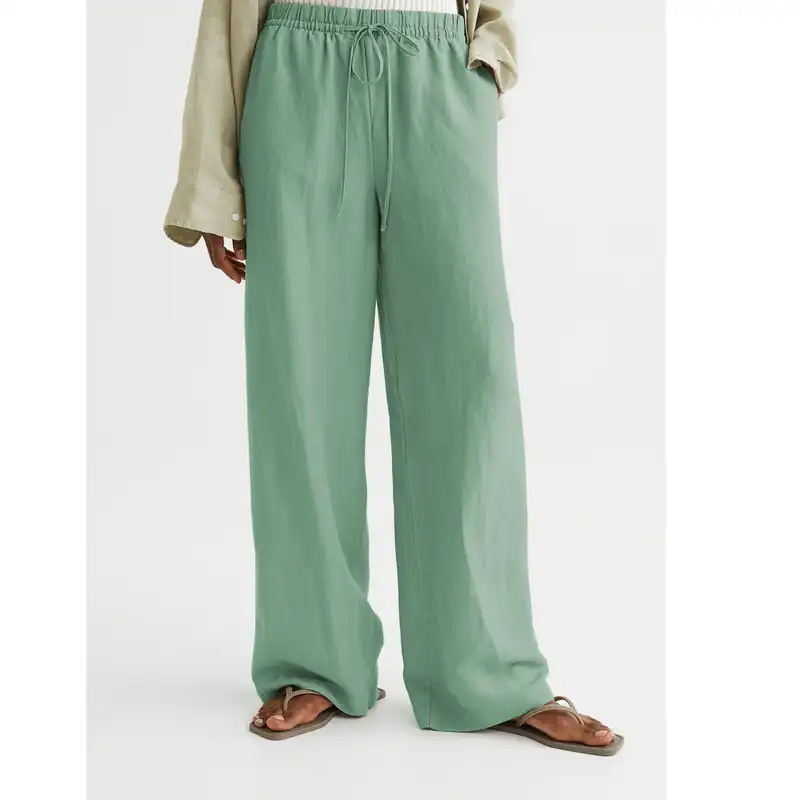 شلوار زنانه مدل لینن بگ کد 450ssi