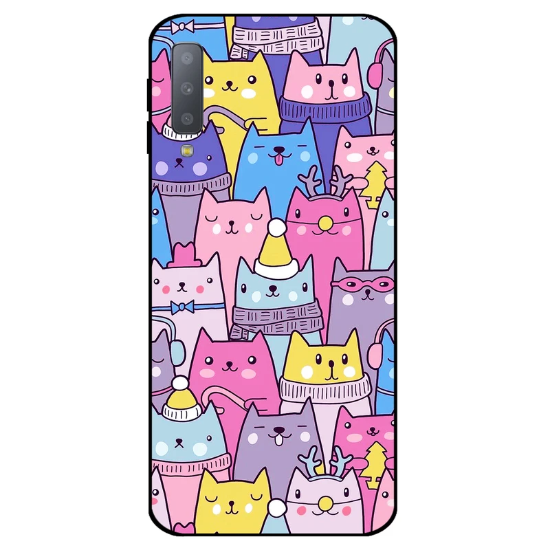 کاور مگافون کد 8065 مناسب برای گوشی موبایل سامسونگ Galaxy A7 2018 / A750 