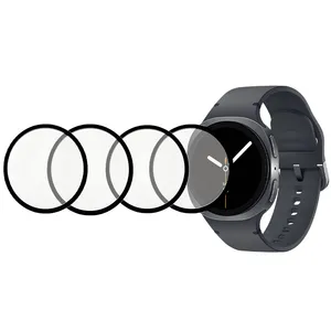 محافظ صفحه نمایش والکری مدل PMMA مناسب برای ساعت هوشمند سامسونگ Galaxy Watch 8 44mm بسته چهار عددی
