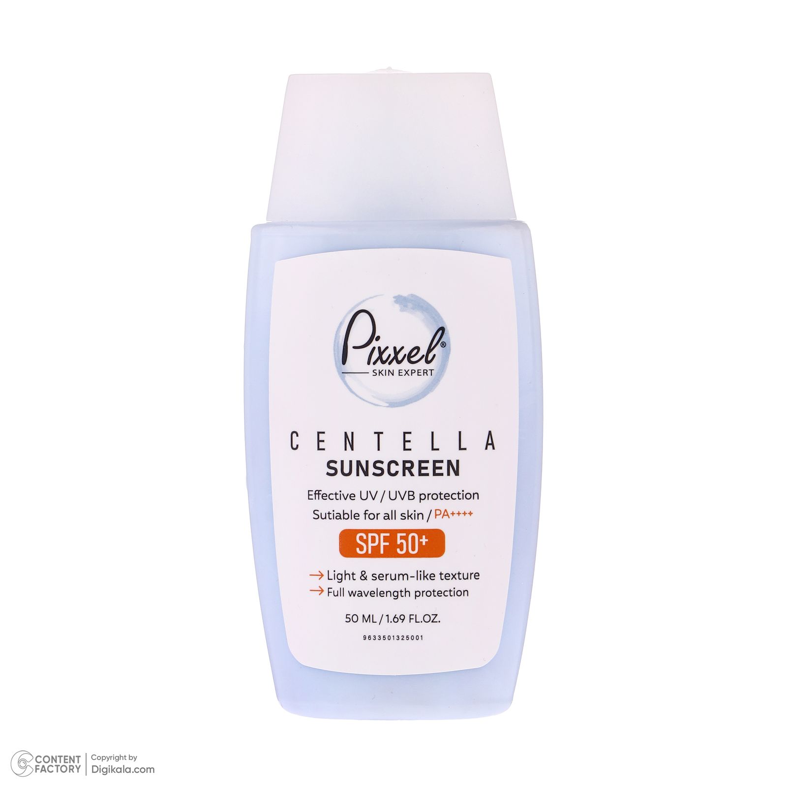 کرم ضد آفتاب بیرنگ پیکسل SPF 50 مدل Centella محافظ UVA ،UVB، ++++PA مناسب برای انواع پوست حجم 50 میلیلیتر -  - 6