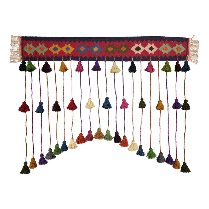 پرده سنتی دستبافت گلیم کد 01