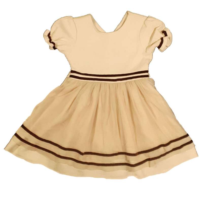 پیراهن دخترانه مدل کارامل 1