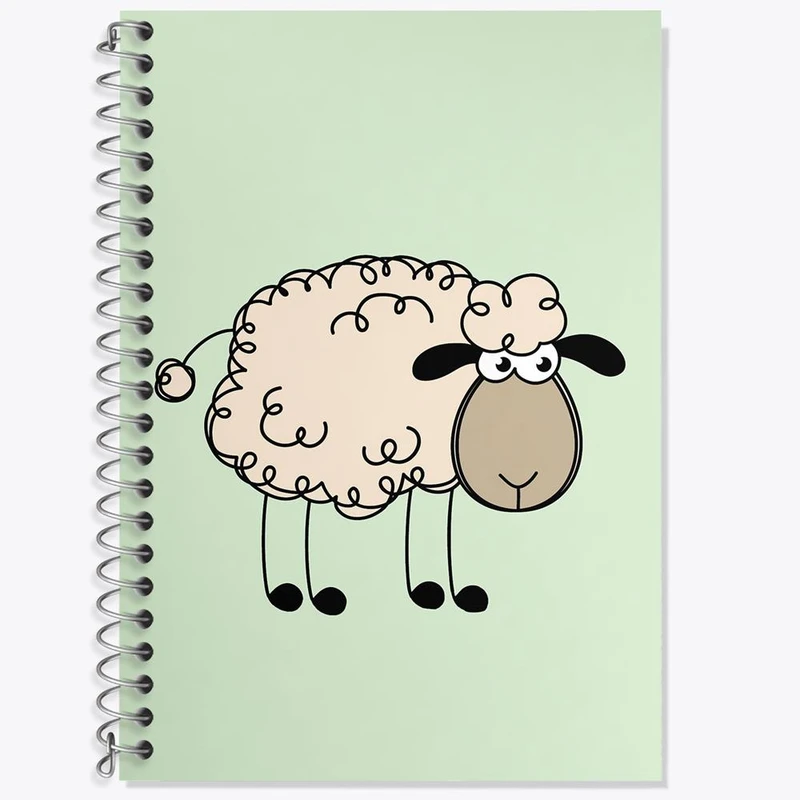 دفتر لغت 50 برگ خندالو مدل گوسفند کد 29363