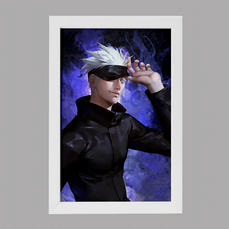 تابلو خندالو مدل گوجو ساتورو انیمه جوجوتسو کایزن کد F756