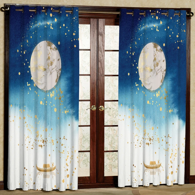 پرده مدل مخمل پانچی کد 2515T2 سایز 200x140 سانتی متر