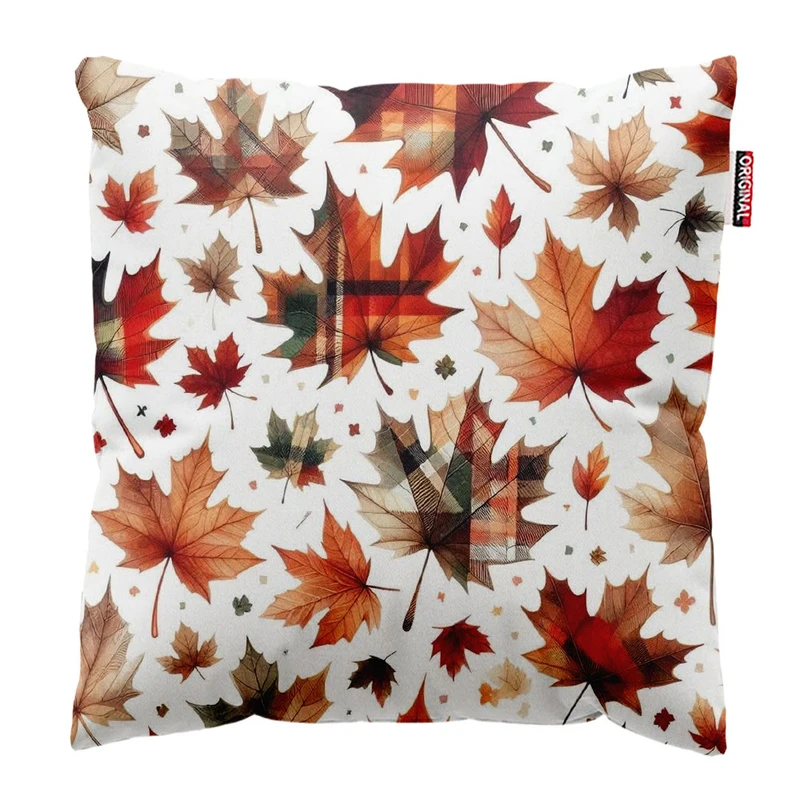کوسن پاد آفرین طرح برگ و پاییز سایز 30*30 سانتی متر