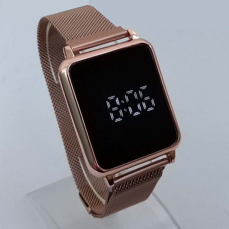 ساعت مچی دیجیتال پسرانه مدل LED کد 124