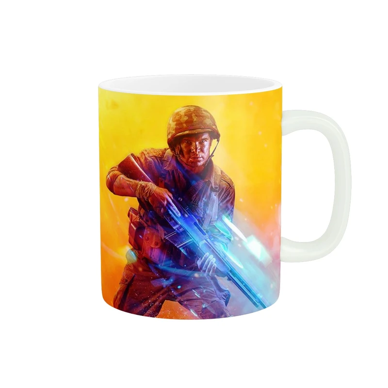 ماگ طرح بازی میدان جنگ Battlefield کد wall-08