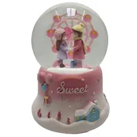 گوی موزیکال مدل پمپی و چرخان طرح داستان عاشقی