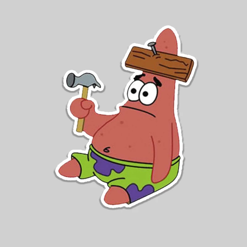  استیکر لپ تاپ طرح پاتریک کد 1290