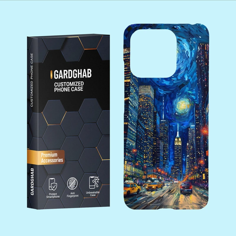 کاور گارد قاب مدل هنری مناسب برای گوشی موبایل شیائومی Redmi 12C / Poco C55