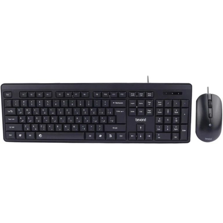 کیبورد و ماوس با سیم بیاند مدل BEYOND BMK-3456