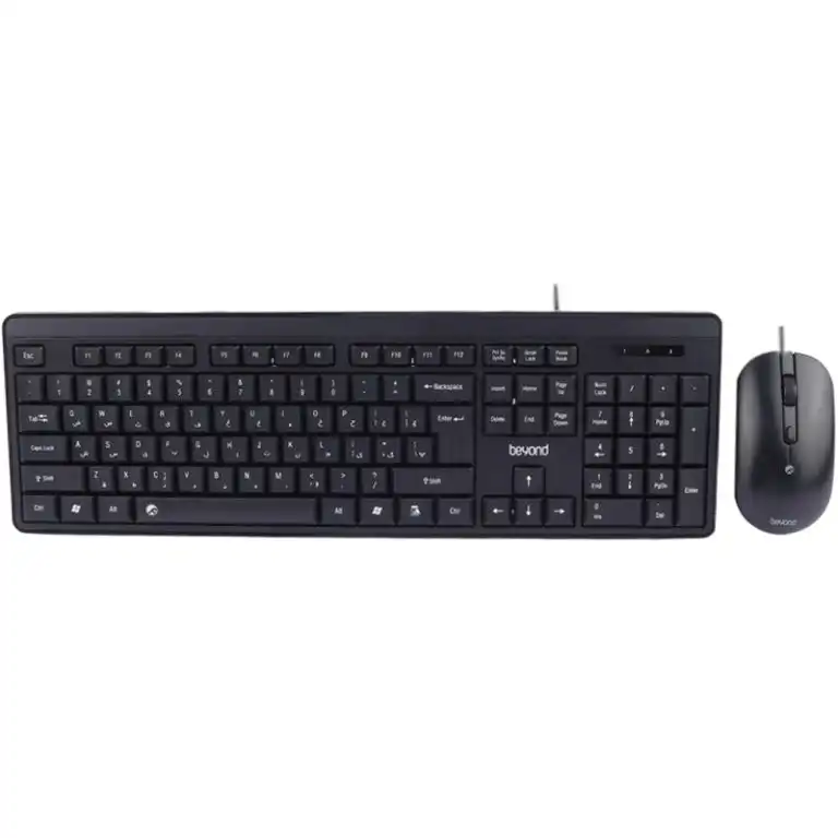 کیبورد و ماوس با سیم بیاند مدل BEYOND BMK-3456