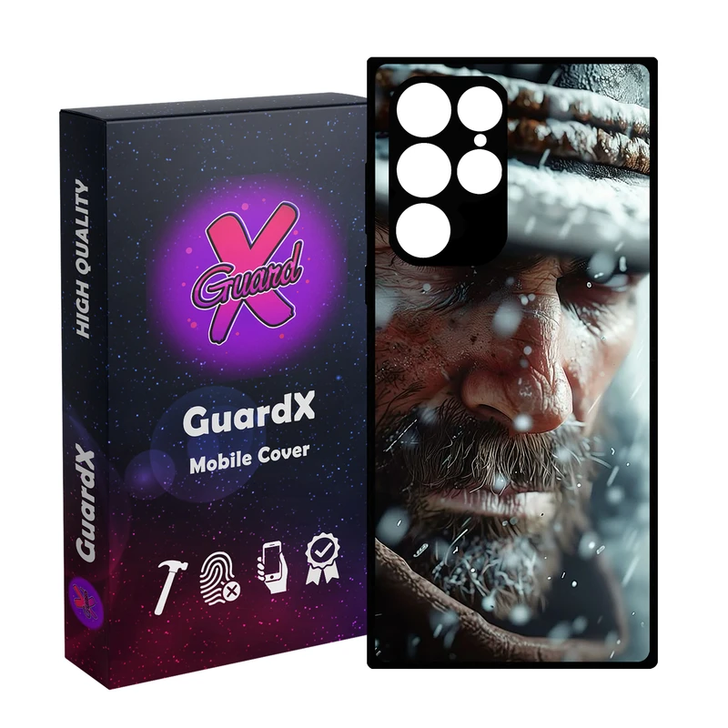 کاور گارد ایکس طرح Red Dead Redemption مدل Glass10736 مناسب برای گوشی موبایل سامسونگ Galaxy S22 Ultra