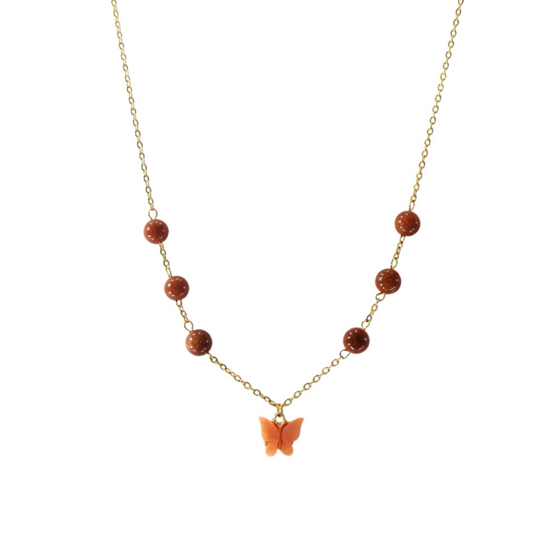 گردنبند دخترانه مدل دلربا و پروانه