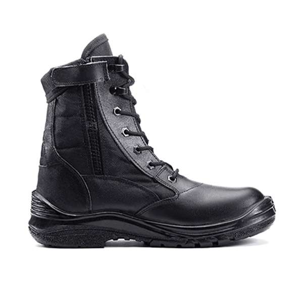 پوتین ایمنی مدل شاهین زیپ دار چرم