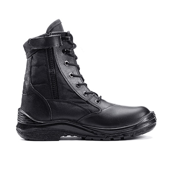 پوتین ایمنی مدل شاهین زیپ دار چرم