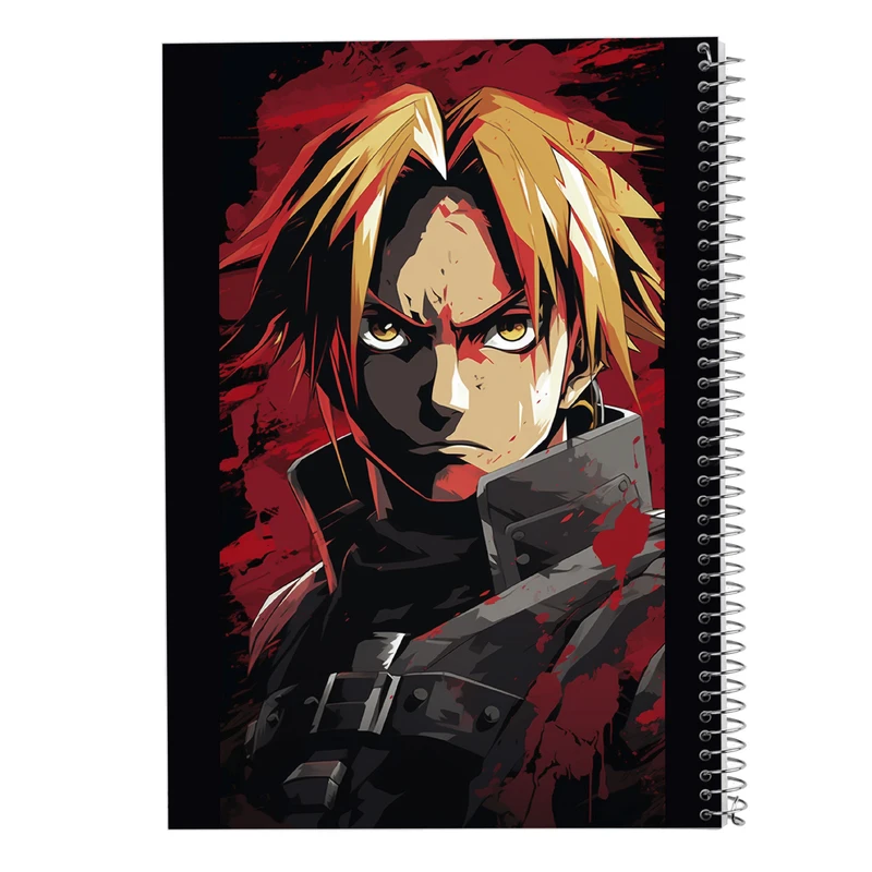 دفتر ژورنال نویسی 50 برگ مدوپد مدل نقطه ای طرح Fullmetal Alchemist کد DF2347