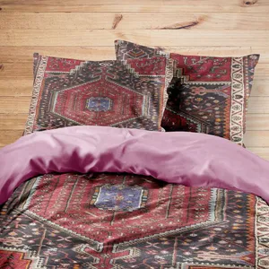 سرویس روتختی مدوپد طرح فرش تویسرکان مدل C-Toyserkan08 یک نفره 4 تکه