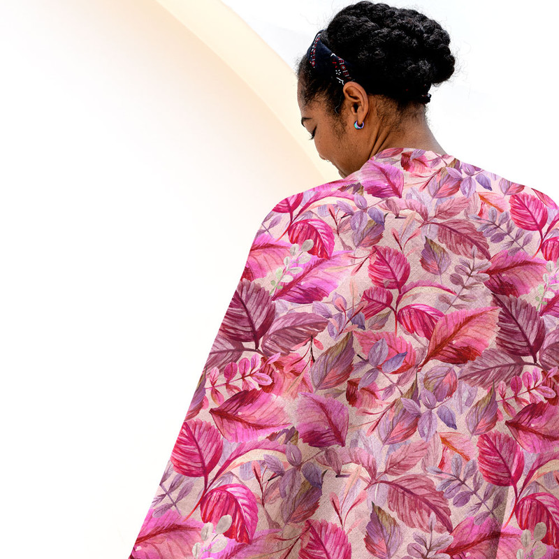 شال مبل مدل برگ کد F2SH1013 سایز 100x180 سانتی متر