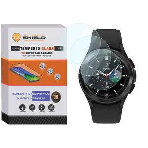 محافظ صفحه نمایش شیشه ای آلتیمیت شیلد مدل SH-UL مناسب برای ساعت هوشمند سامسونگ Galaxy Watch 4 Classic 46mm بسته سه عددی