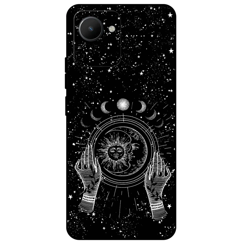 کاور مگافون طرح ماه و خورشید مدل 1892 مناسب برای گوشی موبایل ریلمی C30 / C30s    