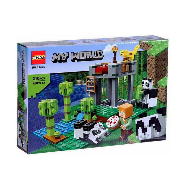 ساختنی 240 قطعه آلوما مدل ماینکرافت کد 11475