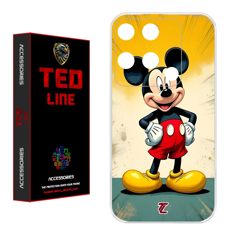 کاور تدلاین طرح میکی موس کد 1144 مناسب برای گوشی موبایل شیائومی Redmi 10C / Poco C40