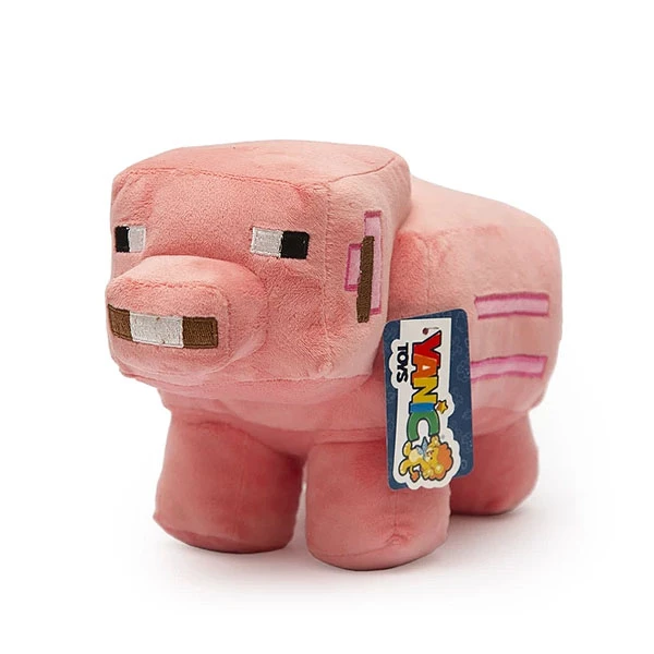 عروسک یانیک مدل پولیشی شخصیت ماینکرافت خوک ارتفاع 14.5 سانتی متر