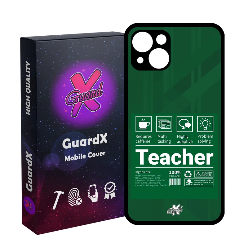 کاور گارد ایکس طرح معلم مدل Glass10537 مناسب برای گوشی موبایل اپل iPhone 13
