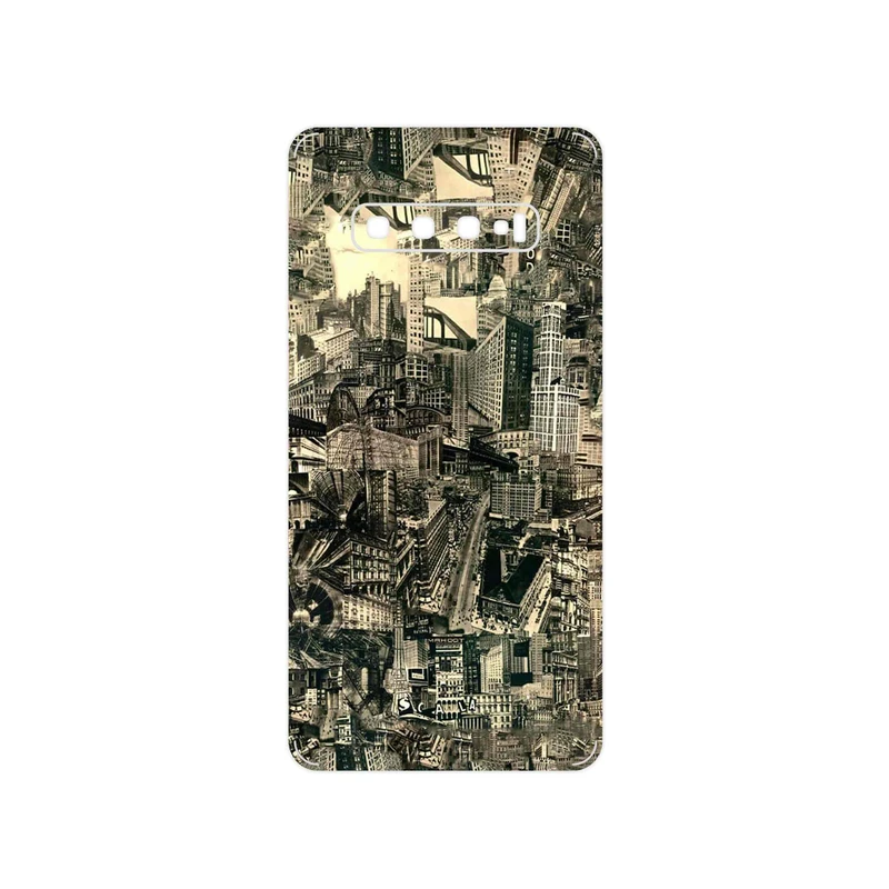 برچسب پوششی ماهوت مدل Collage of Skyscraper مناسب برای گوشی موبایل سامسونگ Galaxy S10 Plus