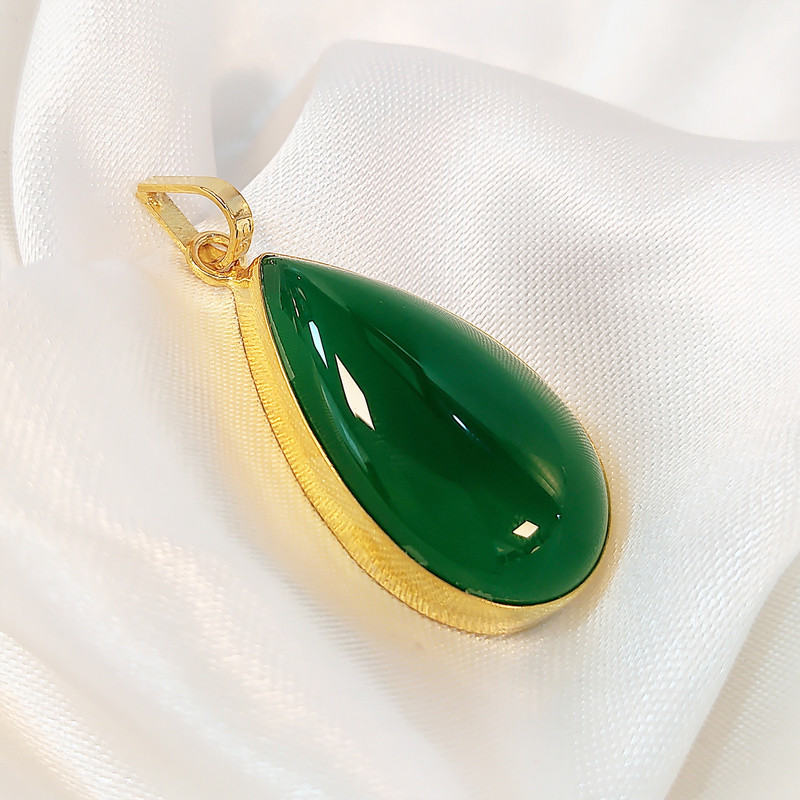 آویز گردنبند نقره زنانه مدل عقیق کد NG2563 آویز گردنبند نقره زنانه مدل عقیق کد NG2563