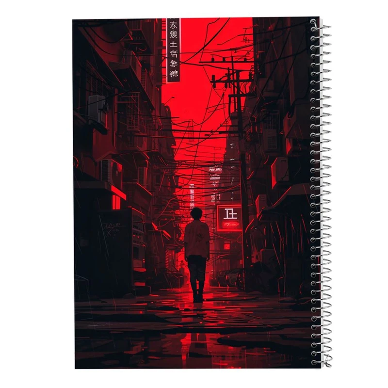 دفتر شطرنجی 50 برگ مدوپد طرح شهر کد DF17394