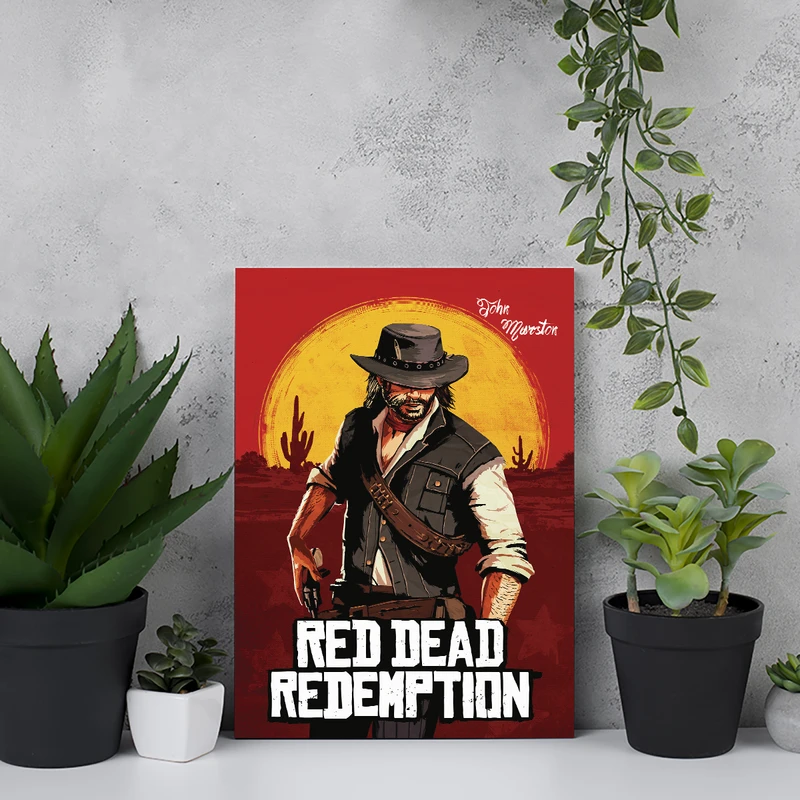 تابلو شاسی مدل رد دد ریدمپشن Red Dead Redemption کد GA1003