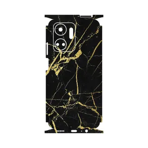 MAHOOT Graphite_Gold_Marble-FullSkin Cover Sticker for Honor X7a