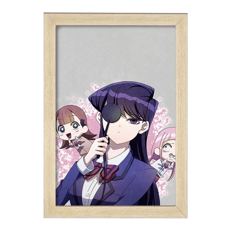 تابلو خندالو مدل انیمه کومی سان  کد 16061