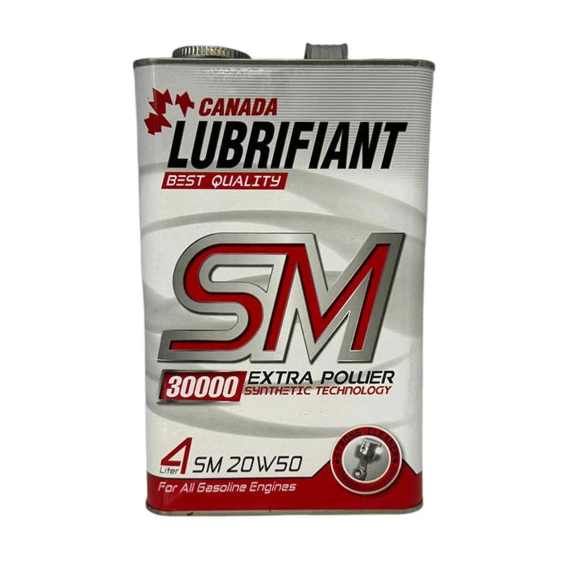عکس شماره 4 : روغن موتور کانادا لوبریفنت مدل 20w50 sm حجم 5 لیتر