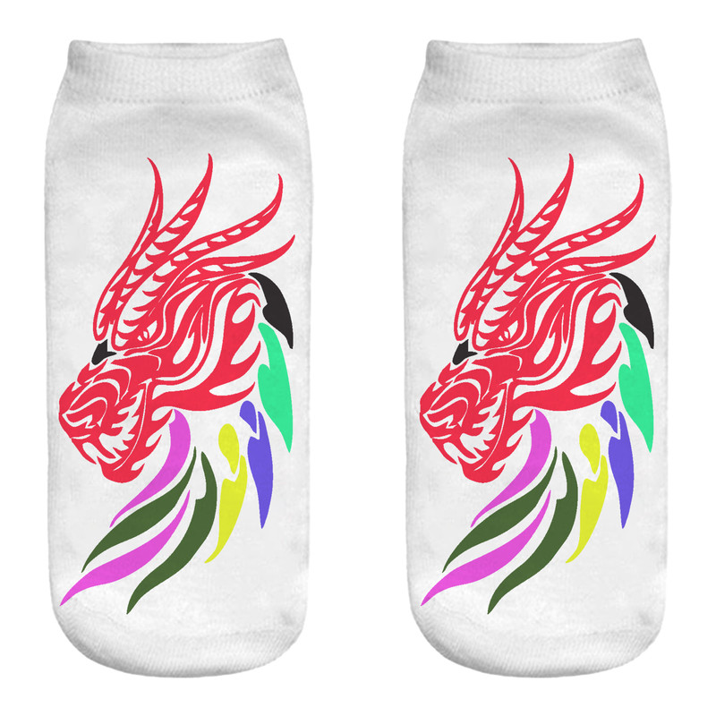 جوراب مردانه مدل اژدها کد 1290 MM