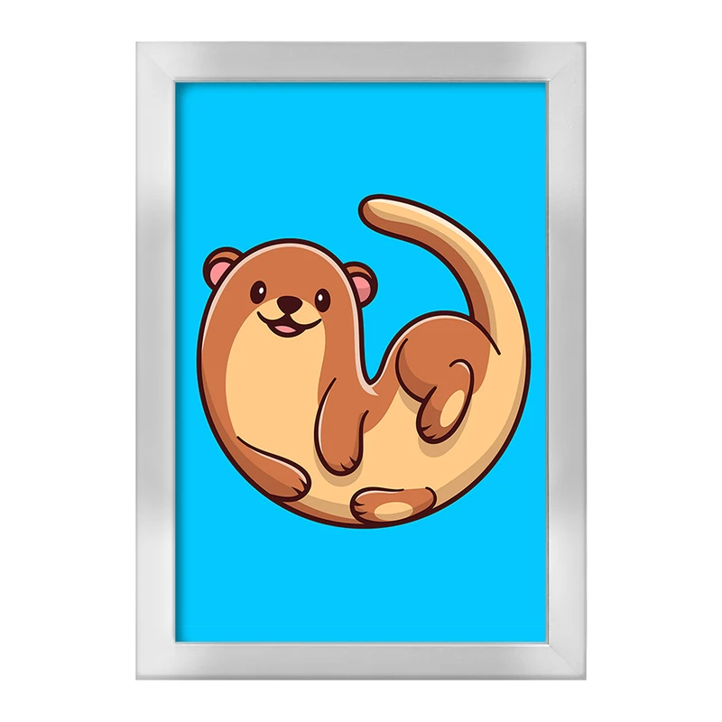 تابلو خندالو طرح حیوانات بامزه سمور کد 29646