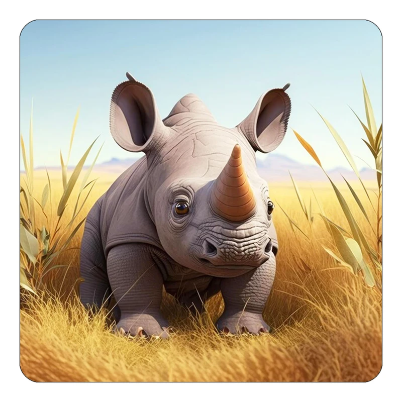 مگنت کاکتی طرح حیوانات کارتونی مدل mp28674