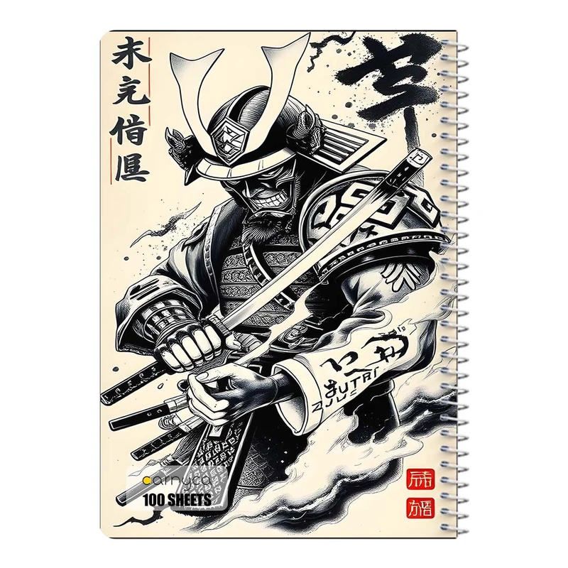 دفتر مشق 100 برگ سیمی کارنیکا طرح پوستر ژاپنی Japan poster کد 21456
