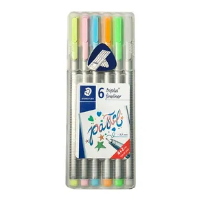 روان نویس استدلر مدل Triplus Pastel Colours کد sp بسته 6 عددی