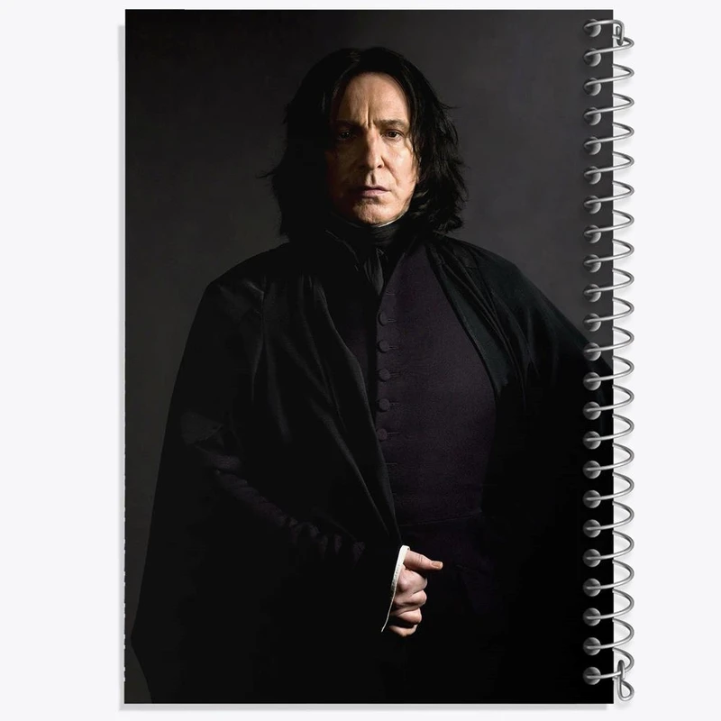 دفتر ژورنال نویسی 50 برگ خندالو مدل نقطه ای طرح اسنیپ هری پاتر Harry Potter کد 19362