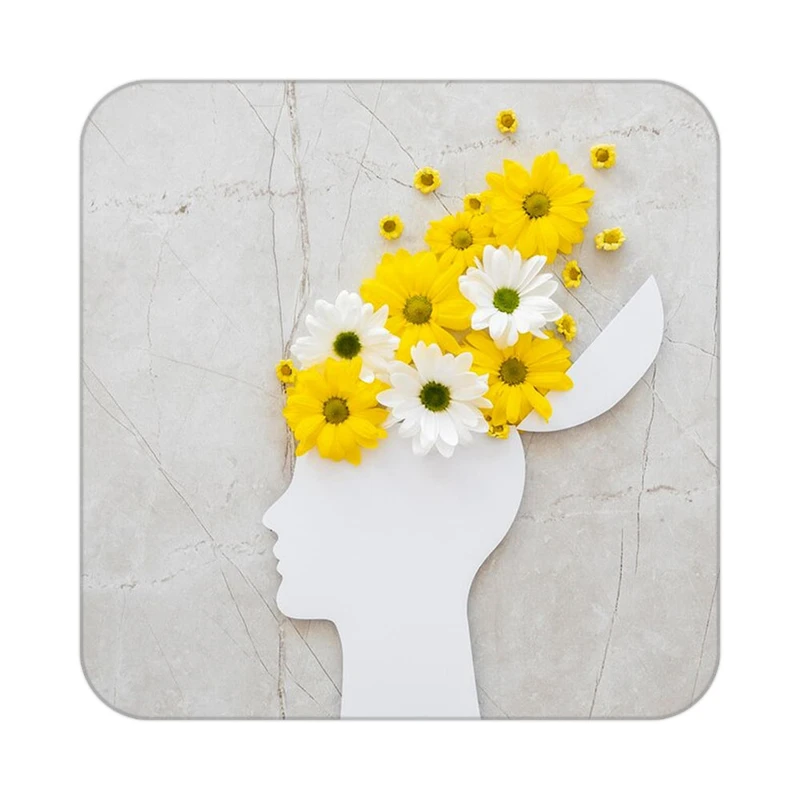 زیر لیوانی کاکتی طرح گل مدل mp18984