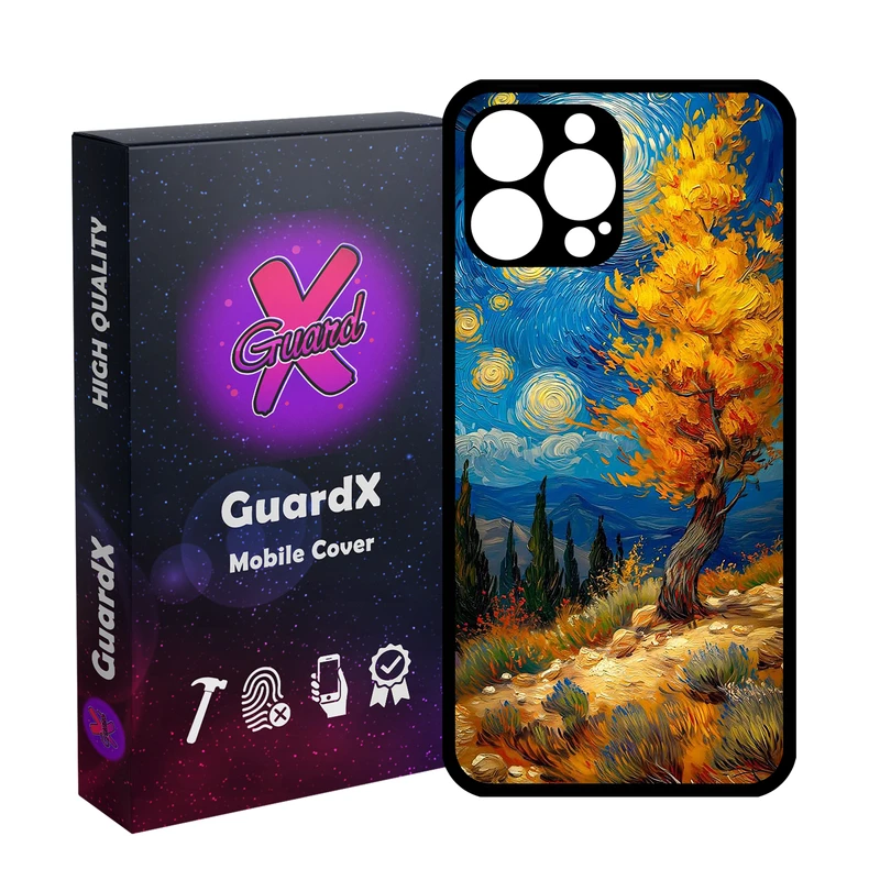 کاور گارد ایکس طرح منظره ونگوگ مدل Glass10752 مناسب برای گوشی موبایل اپل iPhone 13 Pro Max