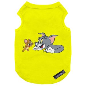 لباس سگ و گربه 27 طرح Tom & Jerry 1 کد MH156 سایز XL