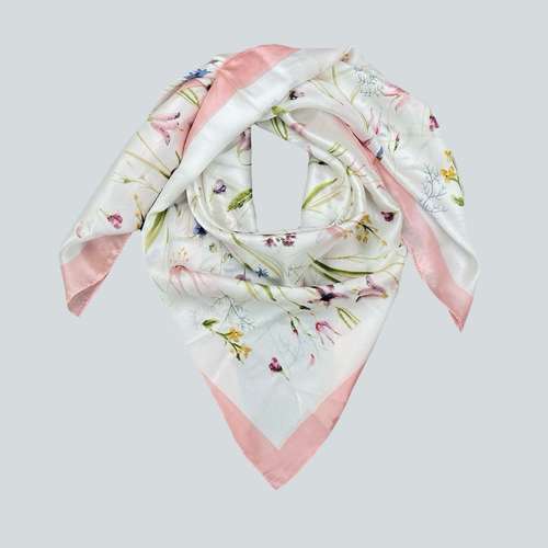 روسری زنانه آی ام مدل گل دار