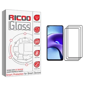 ricoo +HD Screen Protector For Xiaomi Redmi Note 9T Pack Of 3