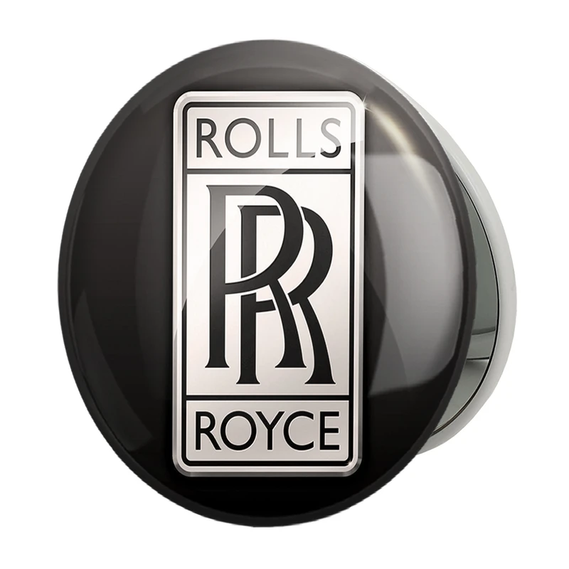 آینه جیبی خندالو طرح رولزرویس Rolls Royce مدل تاشو کد 30757