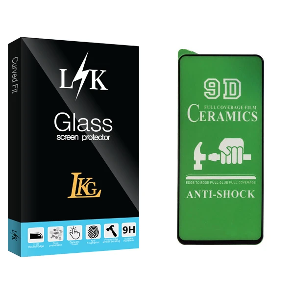 محافظ صفحه نمایش سرامیکی ال کا جی مدل LK Glass مناسب برای گوشی موبایل شیائومی Redmi Note 9